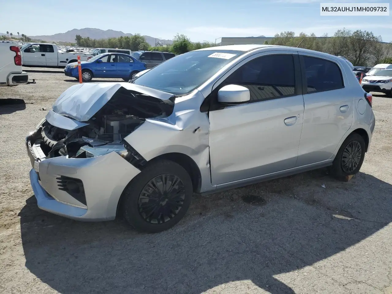 2021 Mitsubishi Mirage Es VIN: ML32AUHJ1MH009732 Lot: 56601355