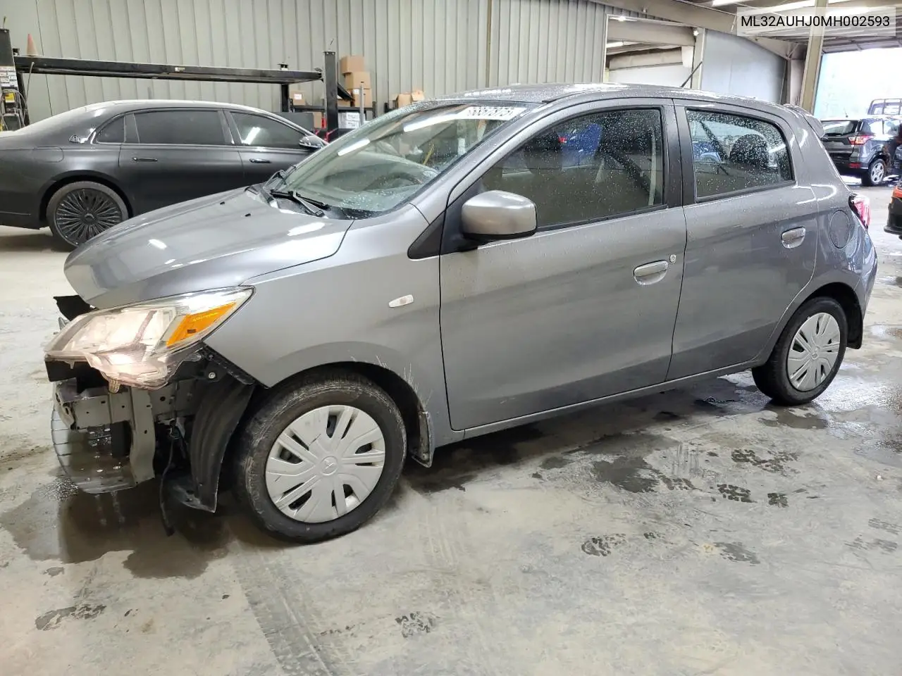 2021 Mitsubishi Mirage Es VIN: ML32AUHJ0MH002593 Lot: 56857875