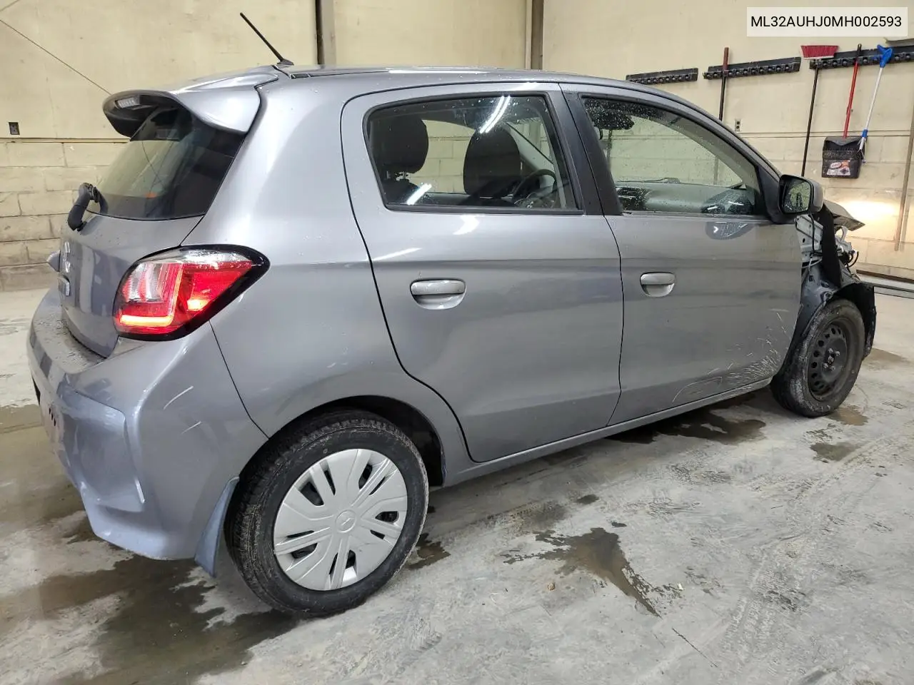2021 Mitsubishi Mirage Es VIN: ML32AUHJ0MH002593 Lot: 56857875