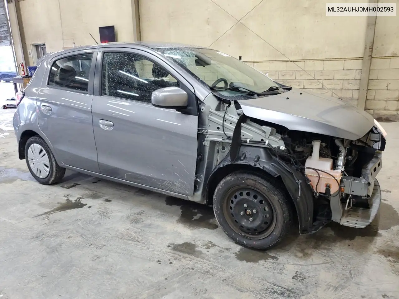 2021 Mitsubishi Mirage Es VIN: ML32AUHJ0MH002593 Lot: 56857875