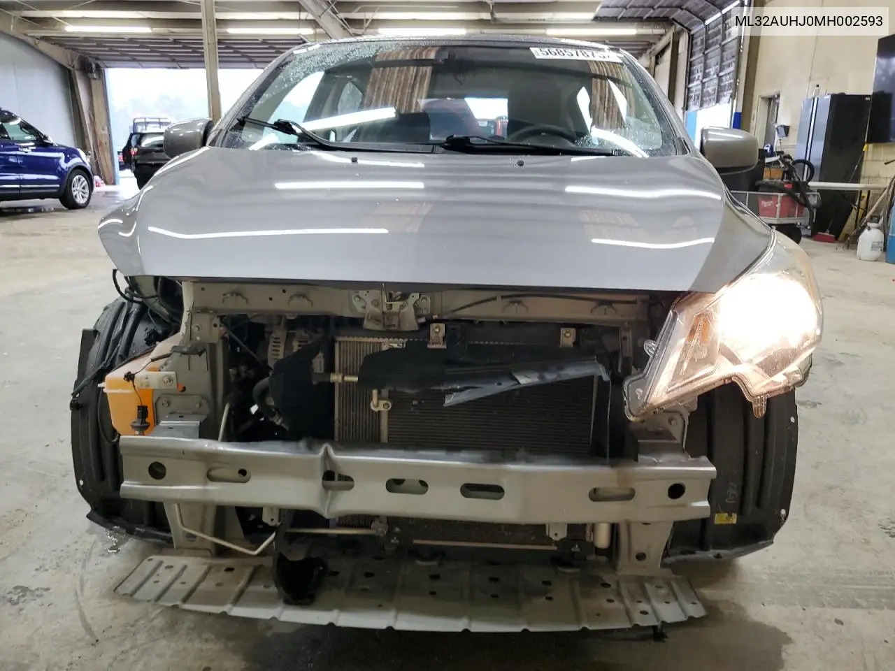 2021 Mitsubishi Mirage Es VIN: ML32AUHJ0MH002593 Lot: 56857875