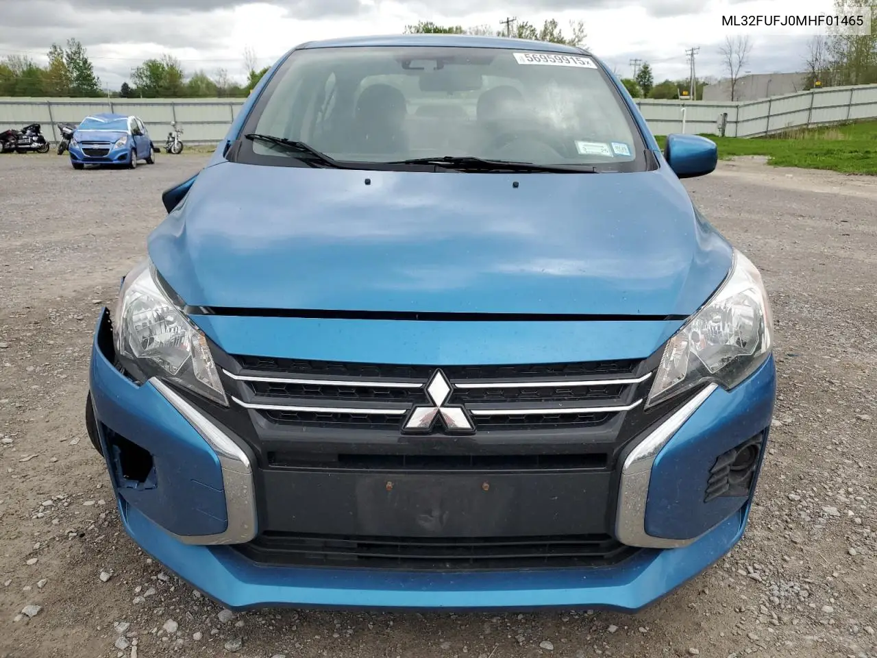 2021 Mitsubishi Mirage G4 Es VIN: ML32FUFJ0MHF01465 Lot: 56959915