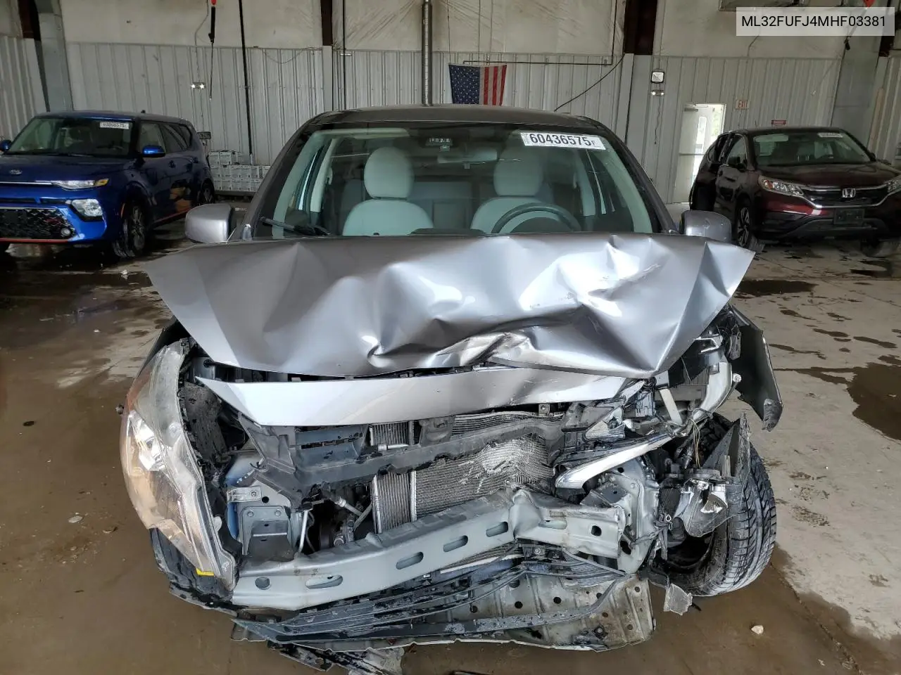 2021 Mitsubishi Mirage G4 Es VIN: ML32FUFJ4MHF03381 Lot: 60436575