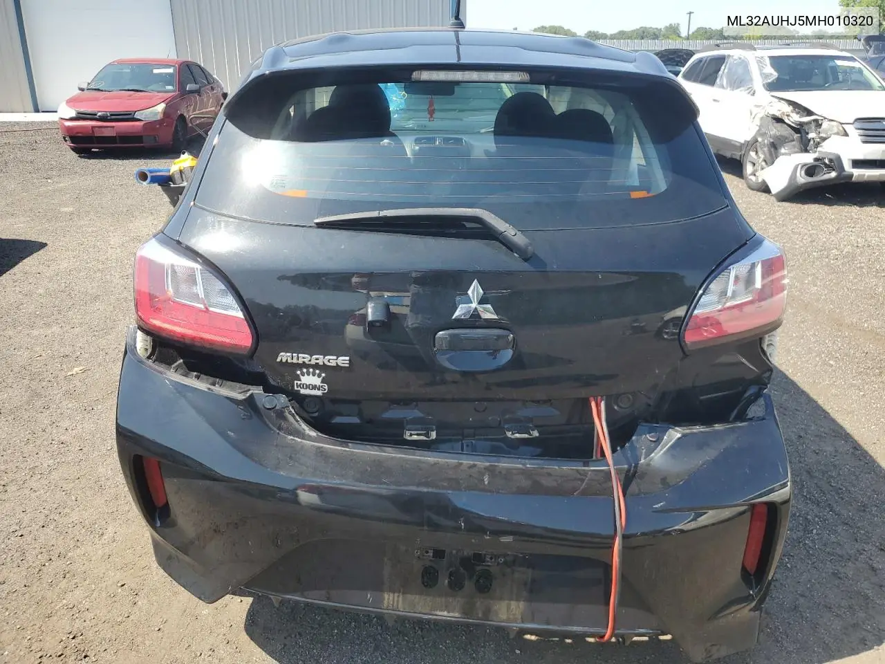 2021 Mitsubishi Mirage Es VIN: ML32AUHJ5MH010320 Lot: 62084045