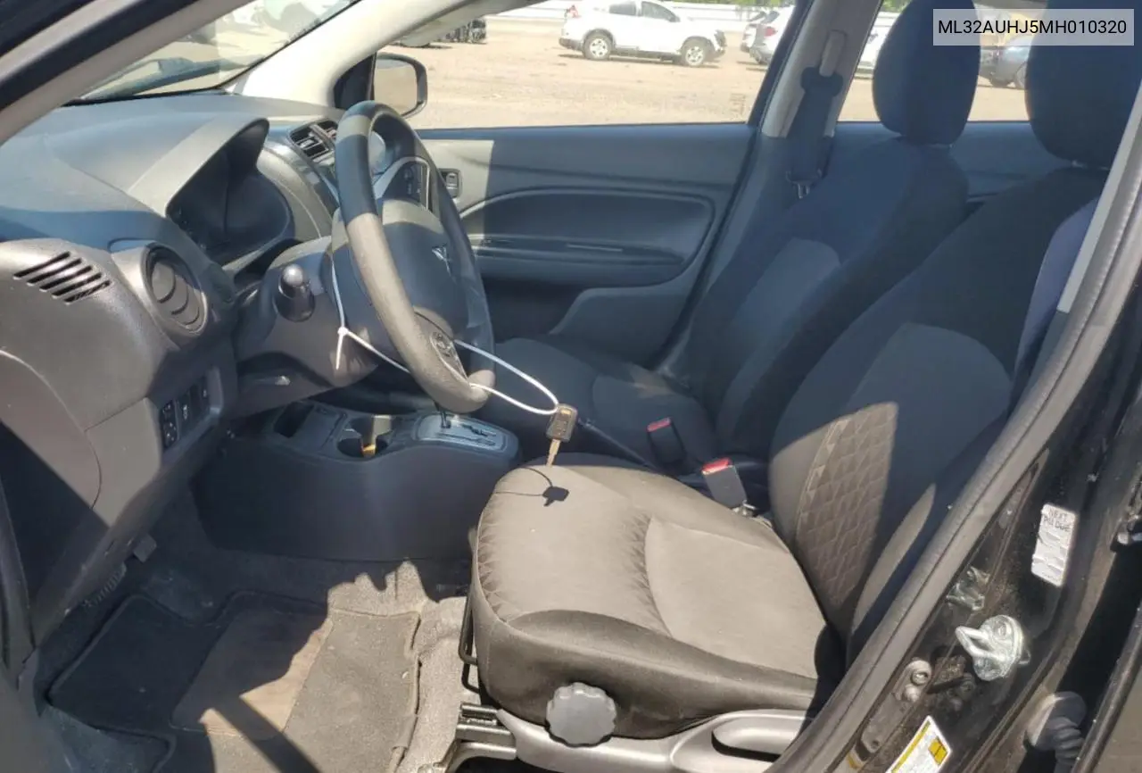 2021 Mitsubishi Mirage Es VIN: ML32AUHJ5MH010320 Lot: 62084045