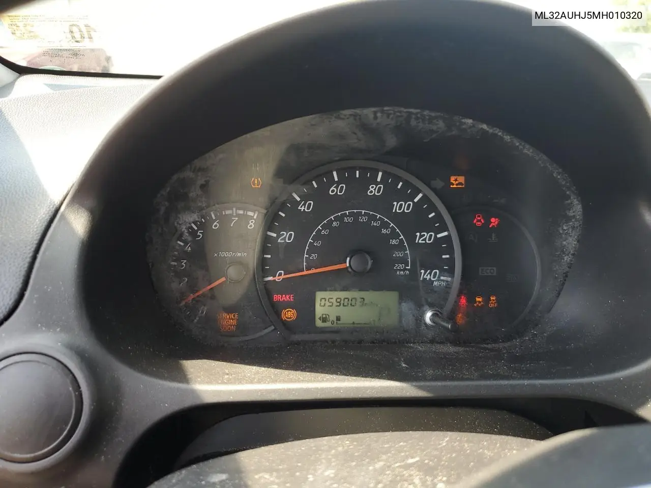 2021 Mitsubishi Mirage Es VIN: ML32AUHJ5MH010320 Lot: 62084045