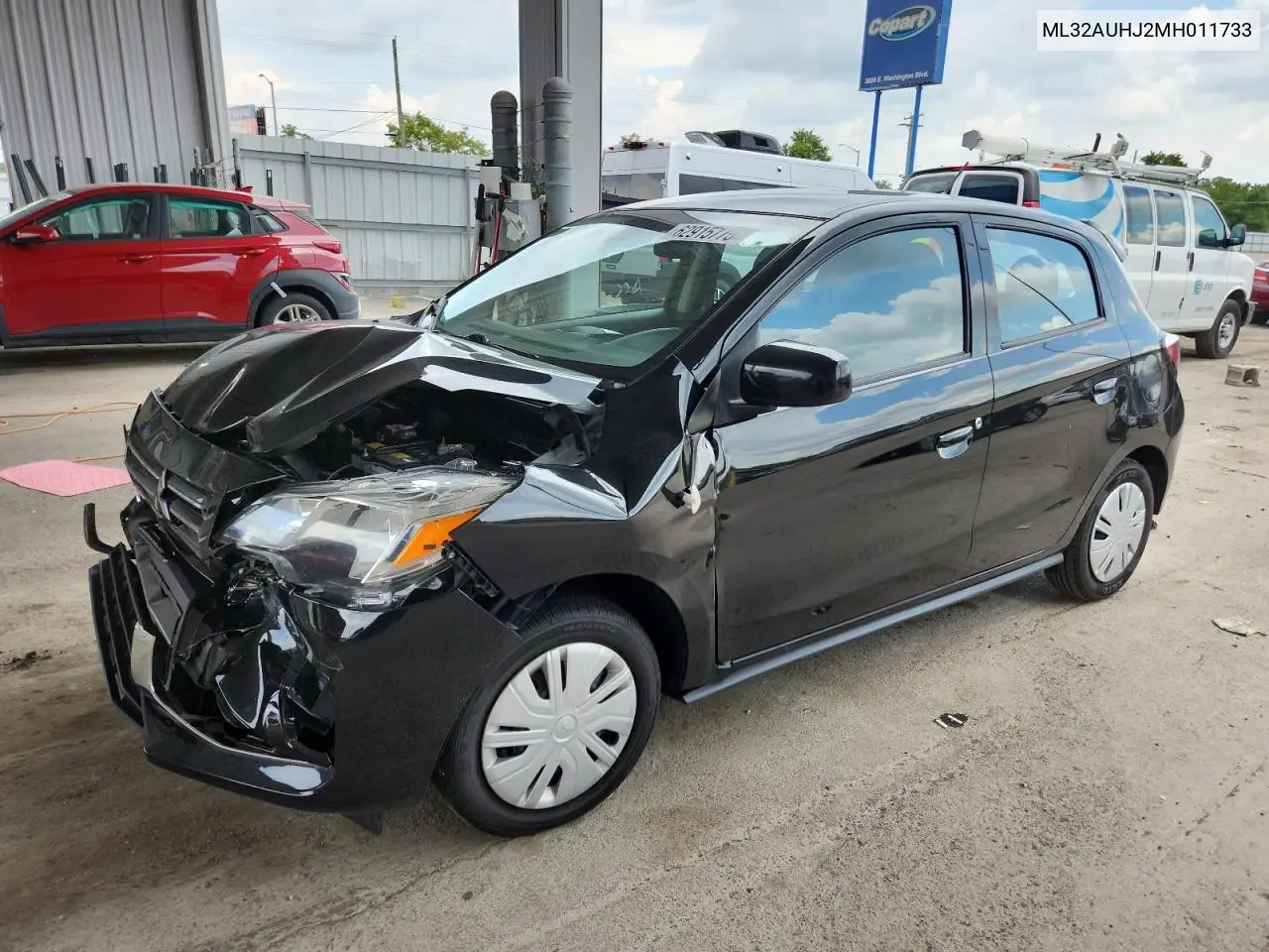 2021 Mitsubishi Mirage Es VIN: ML32AUHJ2MH011733 Lot: 62915775
