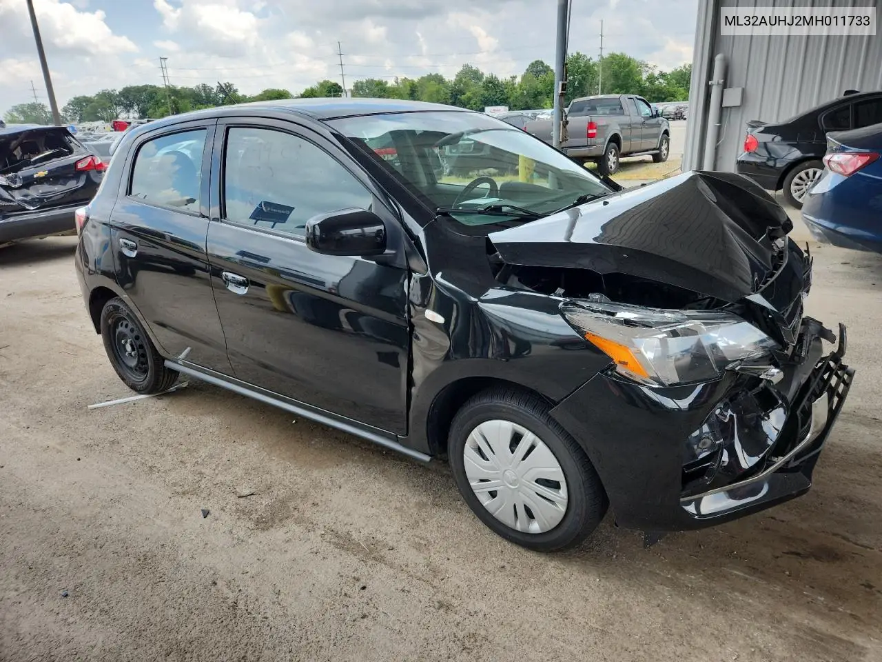 2021 Mitsubishi Mirage Es VIN: ML32AUHJ2MH011733 Lot: 62915775
