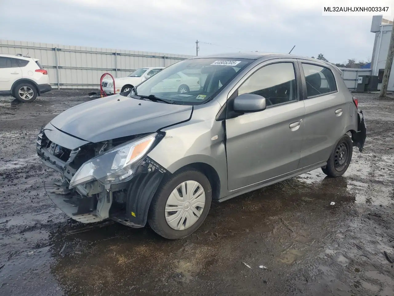 2022 Mitsubishi Mirage Es VIN: ML32AUHJXNH003347 Lot: 44805205