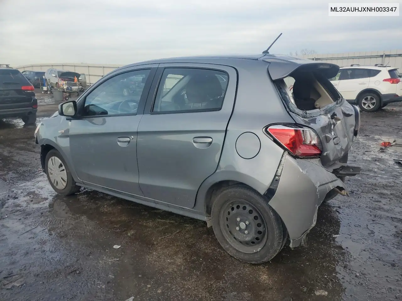 2022 Mitsubishi Mirage Es VIN: ML32AUHJXNH003347 Lot: 44805205