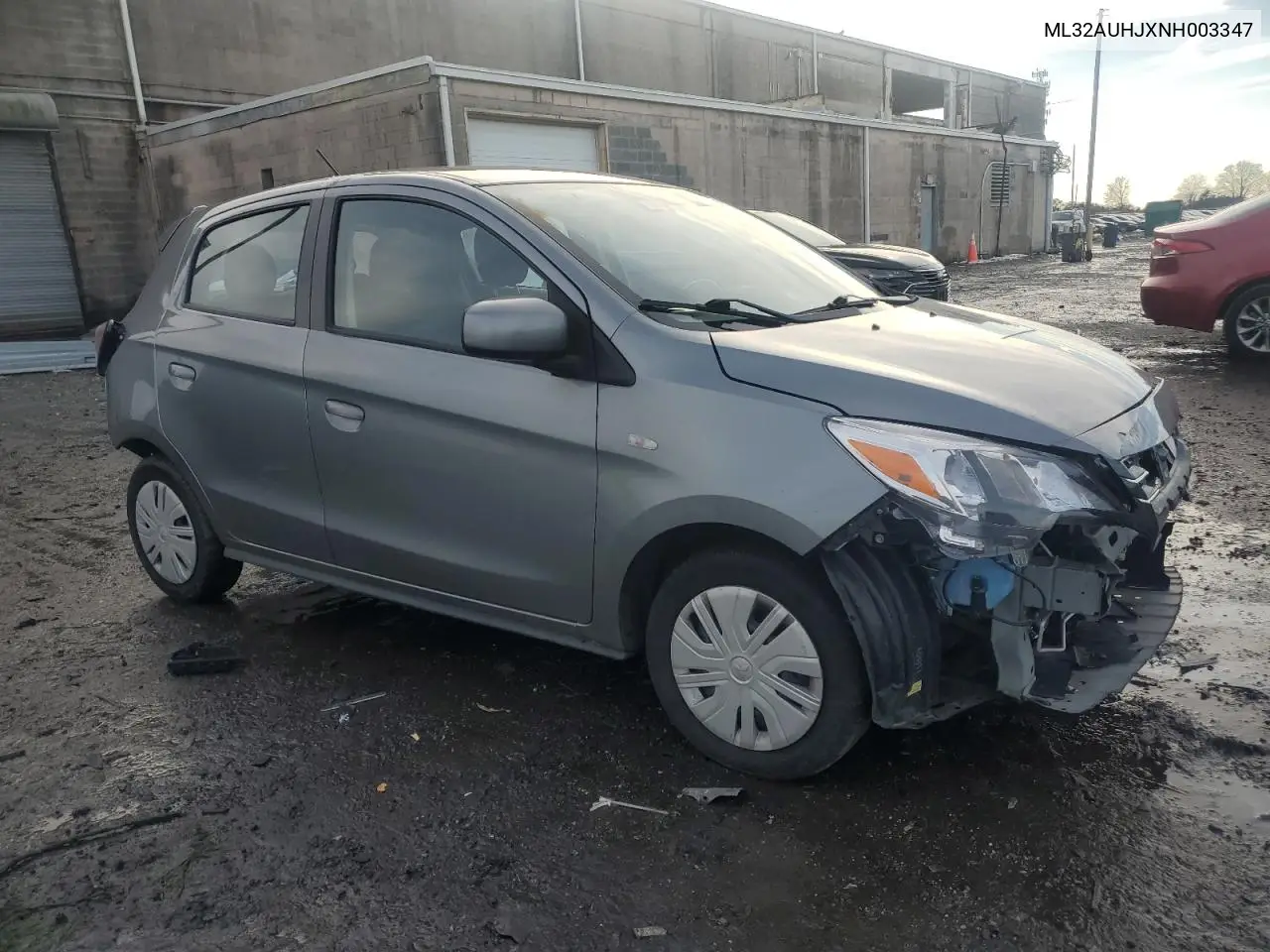 2022 Mitsubishi Mirage Es VIN: ML32AUHJXNH003347 Lot: 44805205