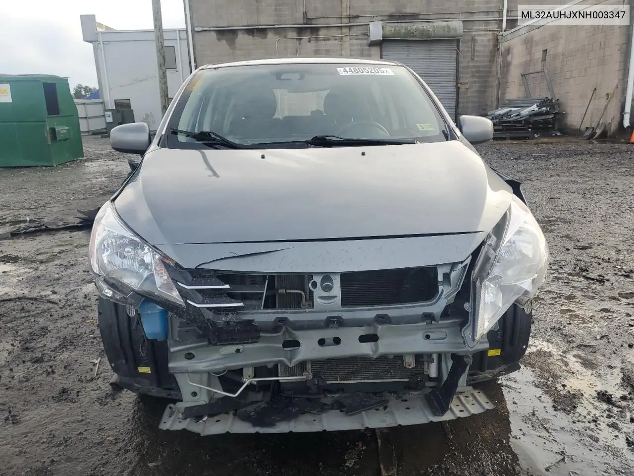 2022 Mitsubishi Mirage Es VIN: ML32AUHJXNH003347 Lot: 44805205
