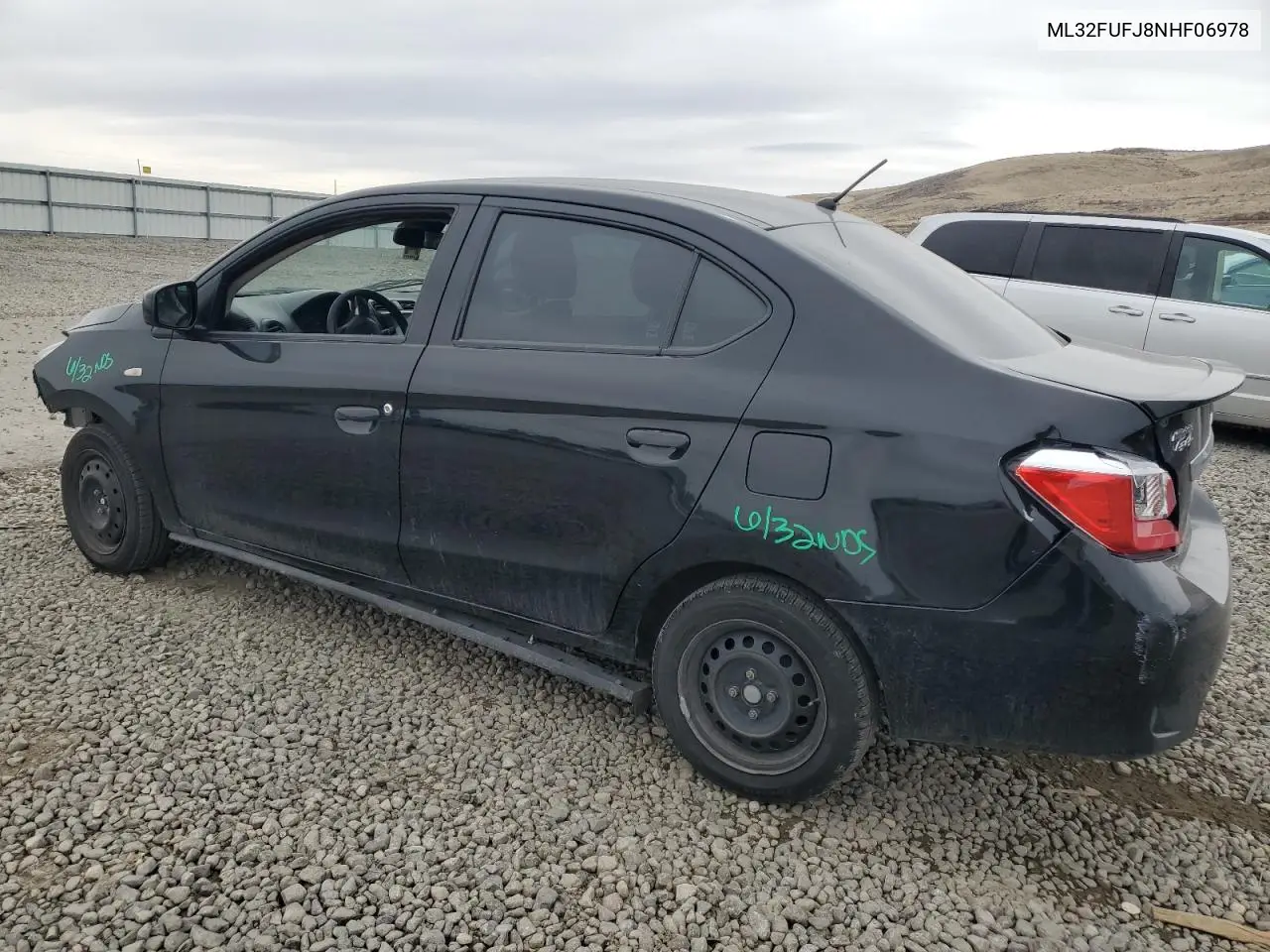 2022 Mitsubishi Mirage G4 Es VIN: ML32FUFJ8NHF06978 Lot: 49168125