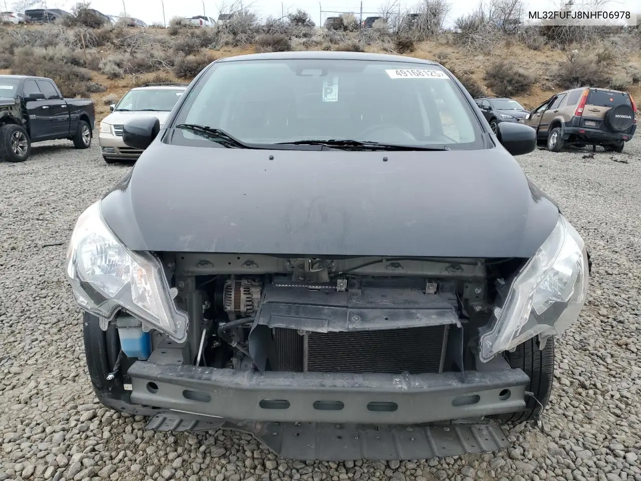 2022 Mitsubishi Mirage G4 Es VIN: ML32FUFJ8NHF06978 Lot: 49168125