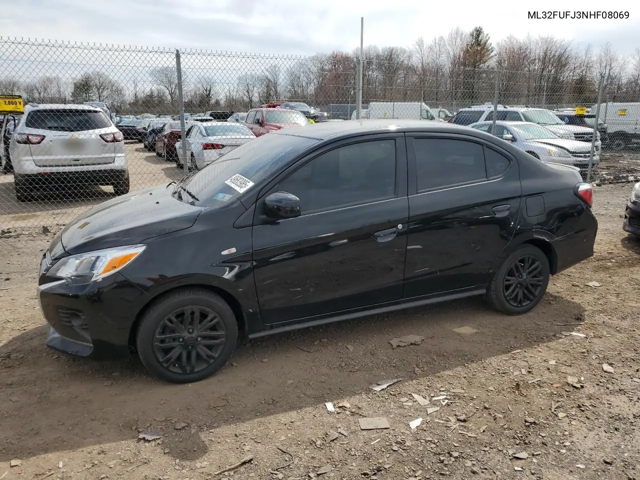 2022 Mitsubishi Mirage G4 Es VIN: ML32FUFJ3NHF08069 Lot: 49683985