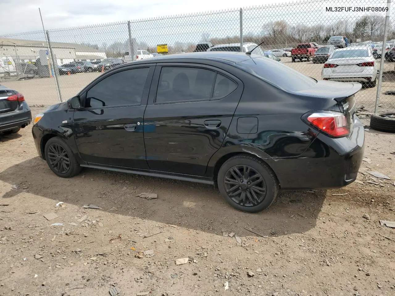 2022 Mitsubishi Mirage G4 Es VIN: ML32FUFJ3NHF08069 Lot: 49683985