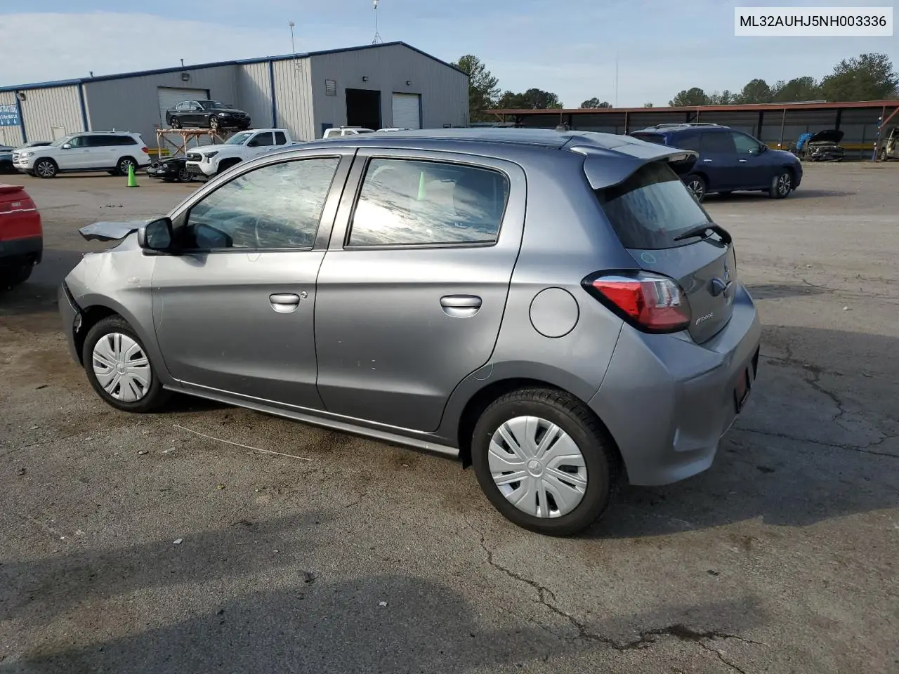 2022 Mitsubishi Mirage Es VIN: ML32AUHJ5NH003336 Lot: 50251045