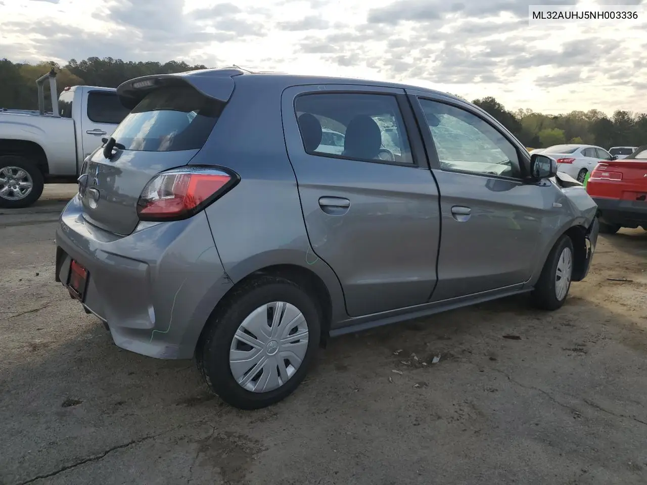 2022 Mitsubishi Mirage Es VIN: ML32AUHJ5NH003336 Lot: 50251045