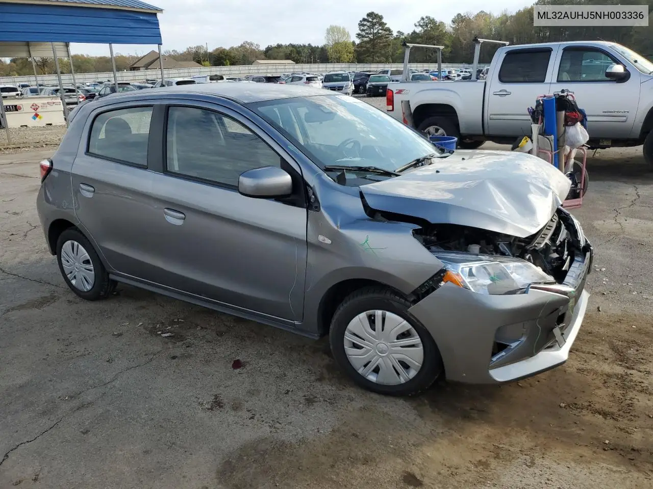 2022 Mitsubishi Mirage Es VIN: ML32AUHJ5NH003336 Lot: 50251045