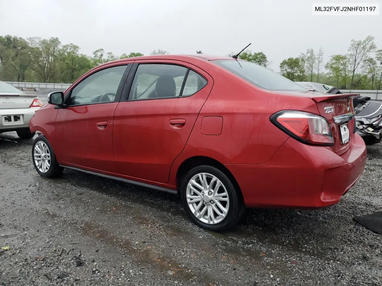 2022 Mitsubishi Mirage G4 Se VIN: ML32FVFJ2NHF01197 Lot: 52141935