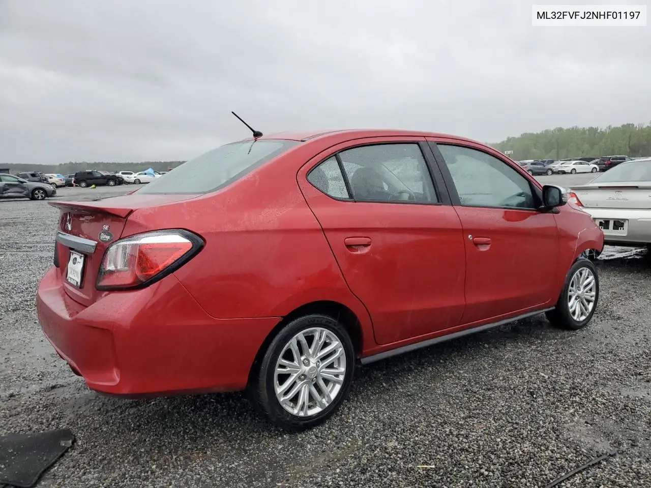 2022 Mitsubishi Mirage G4 Se VIN: ML32FVFJ2NHF01197 Lot: 52141935