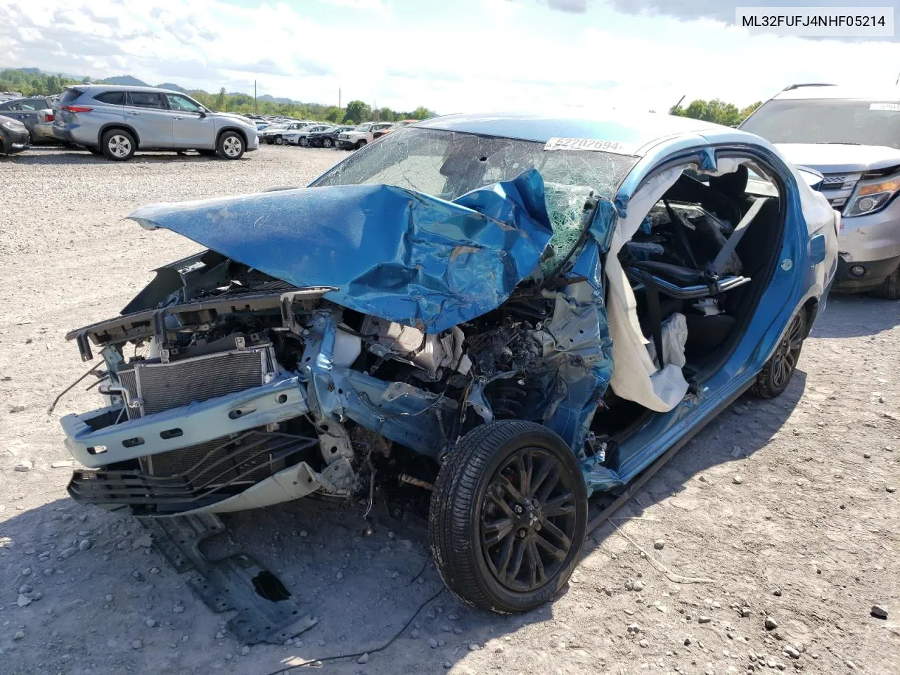 2022 Mitsubishi Mirage G4 Es VIN: ML32FUFJ4NHF05214 Lot: 52202694