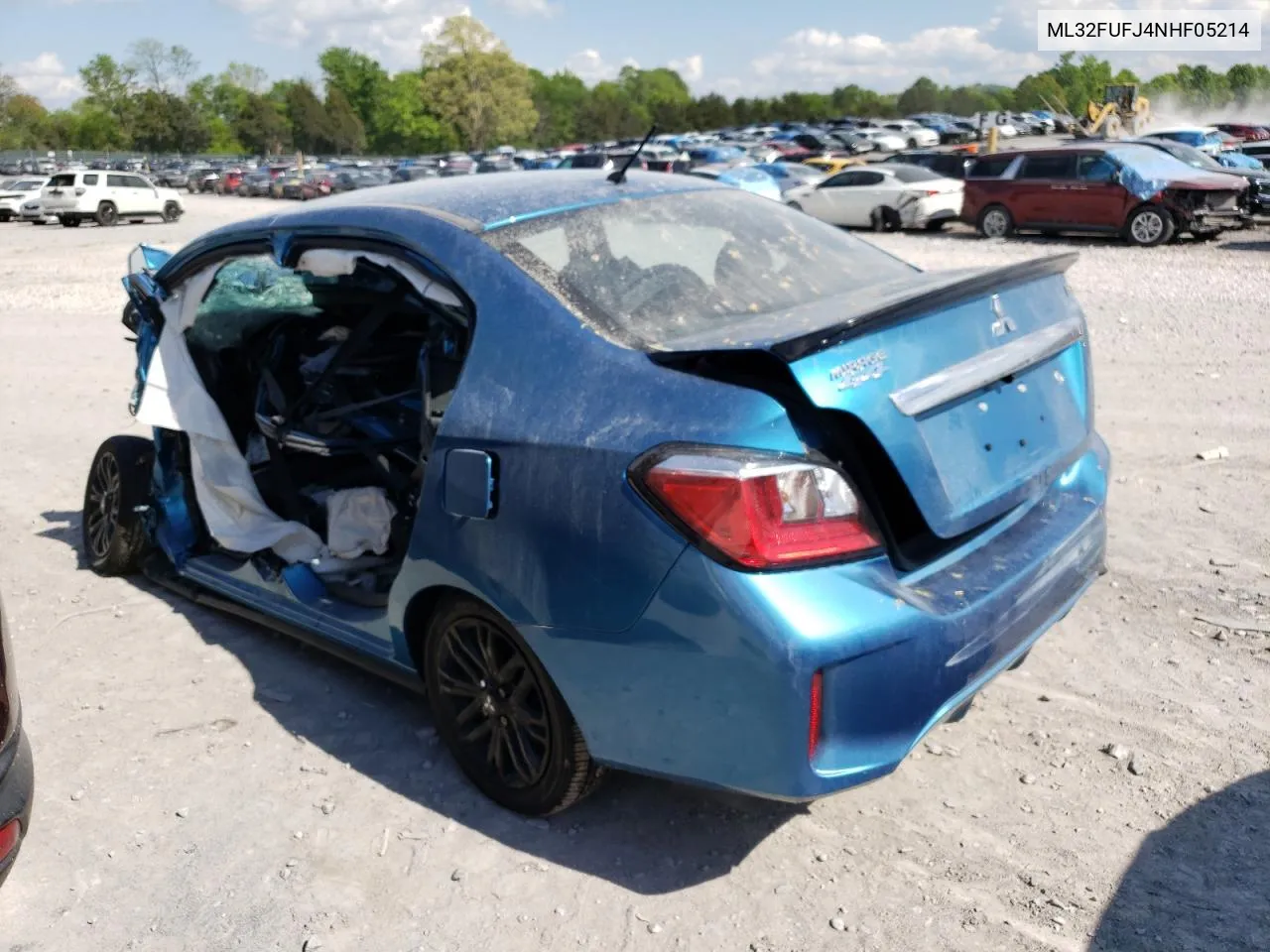 2022 Mitsubishi Mirage G4 Es VIN: ML32FUFJ4NHF05214 Lot: 52202694