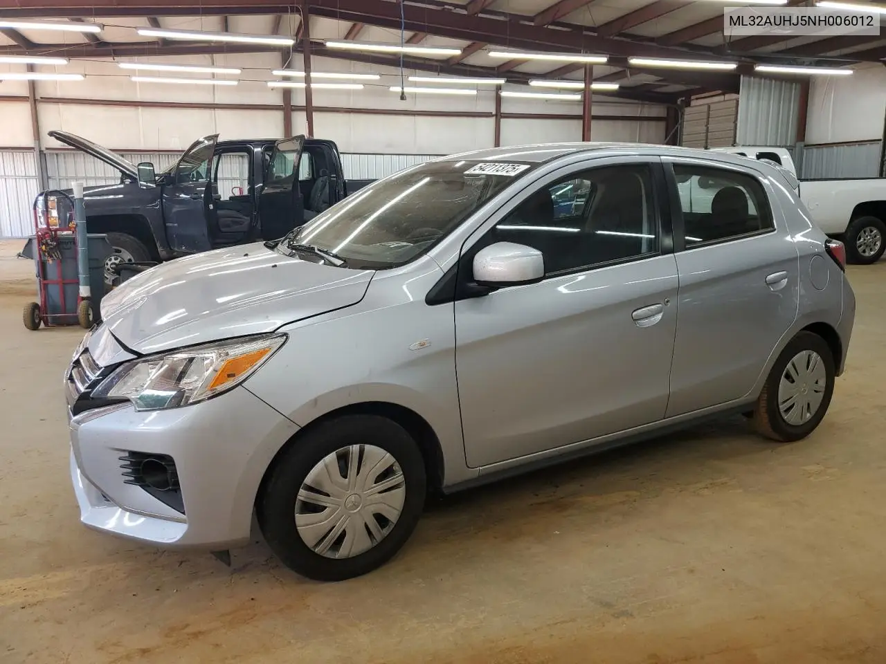 2022 Mitsubishi Mirage Es VIN: ML32AUHJ5NH006012 Lot: 54211375
