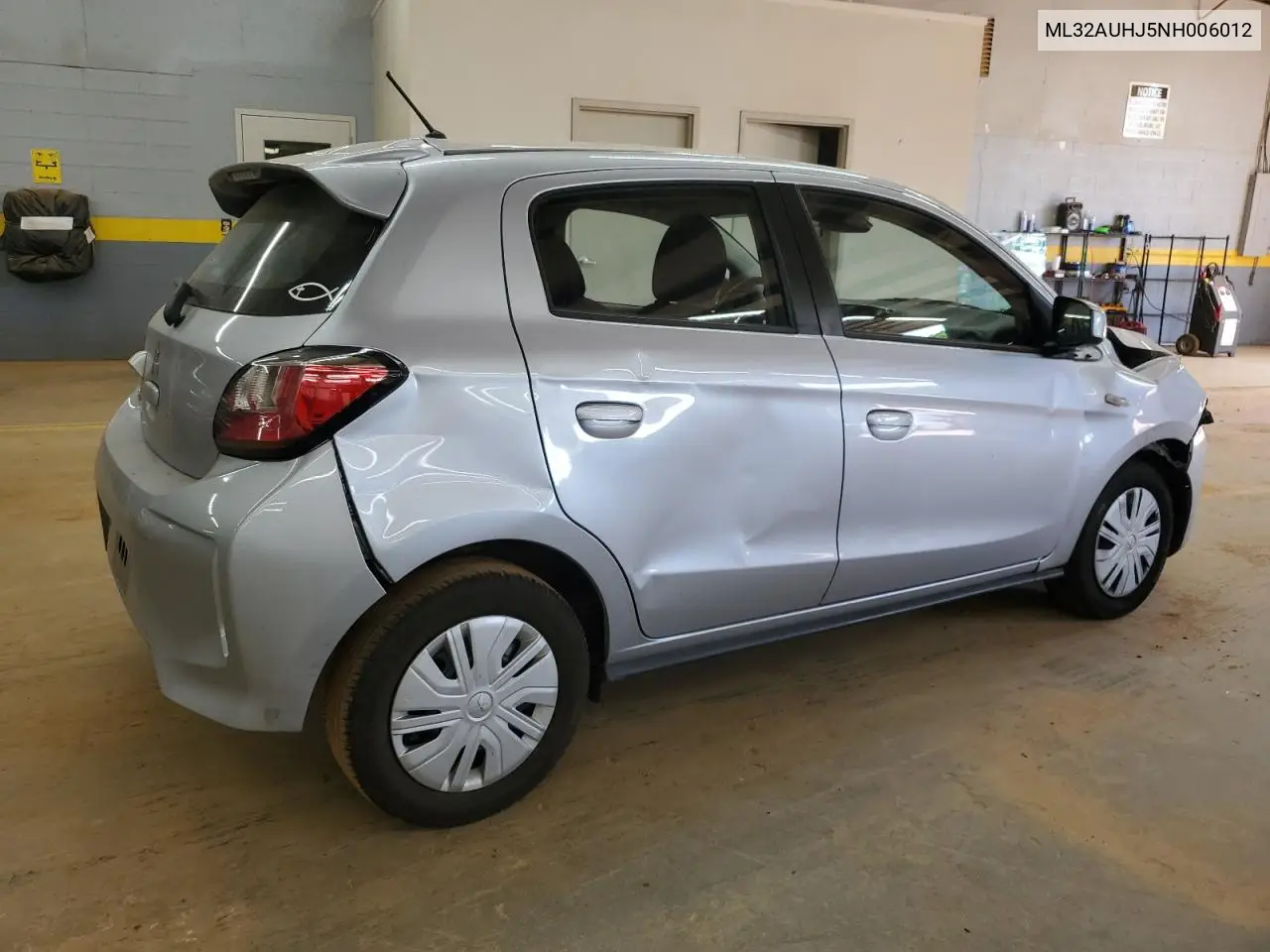 2022 Mitsubishi Mirage Es VIN: ML32AUHJ5NH006012 Lot: 54211375