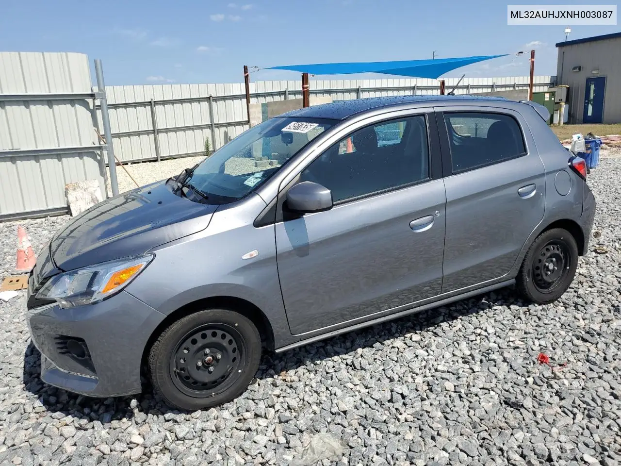 2022 Mitsubishi Mirage Es VIN: ML32AUHJXNH003087 Lot: 54517635