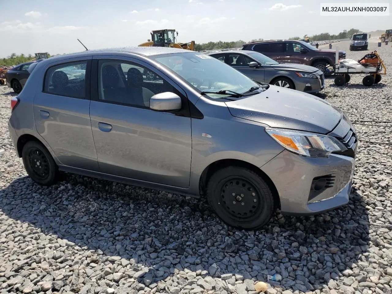 2022 Mitsubishi Mirage Es VIN: ML32AUHJXNH003087 Lot: 54517635