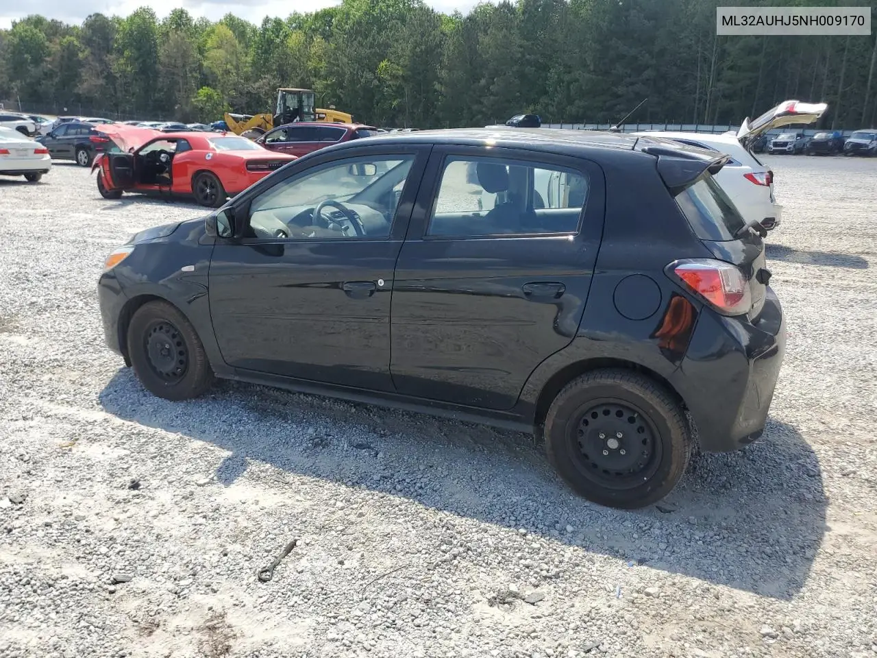 2022 Mitsubishi Mirage Es VIN: ML32AUHJ5NH009170 Lot: 54582395