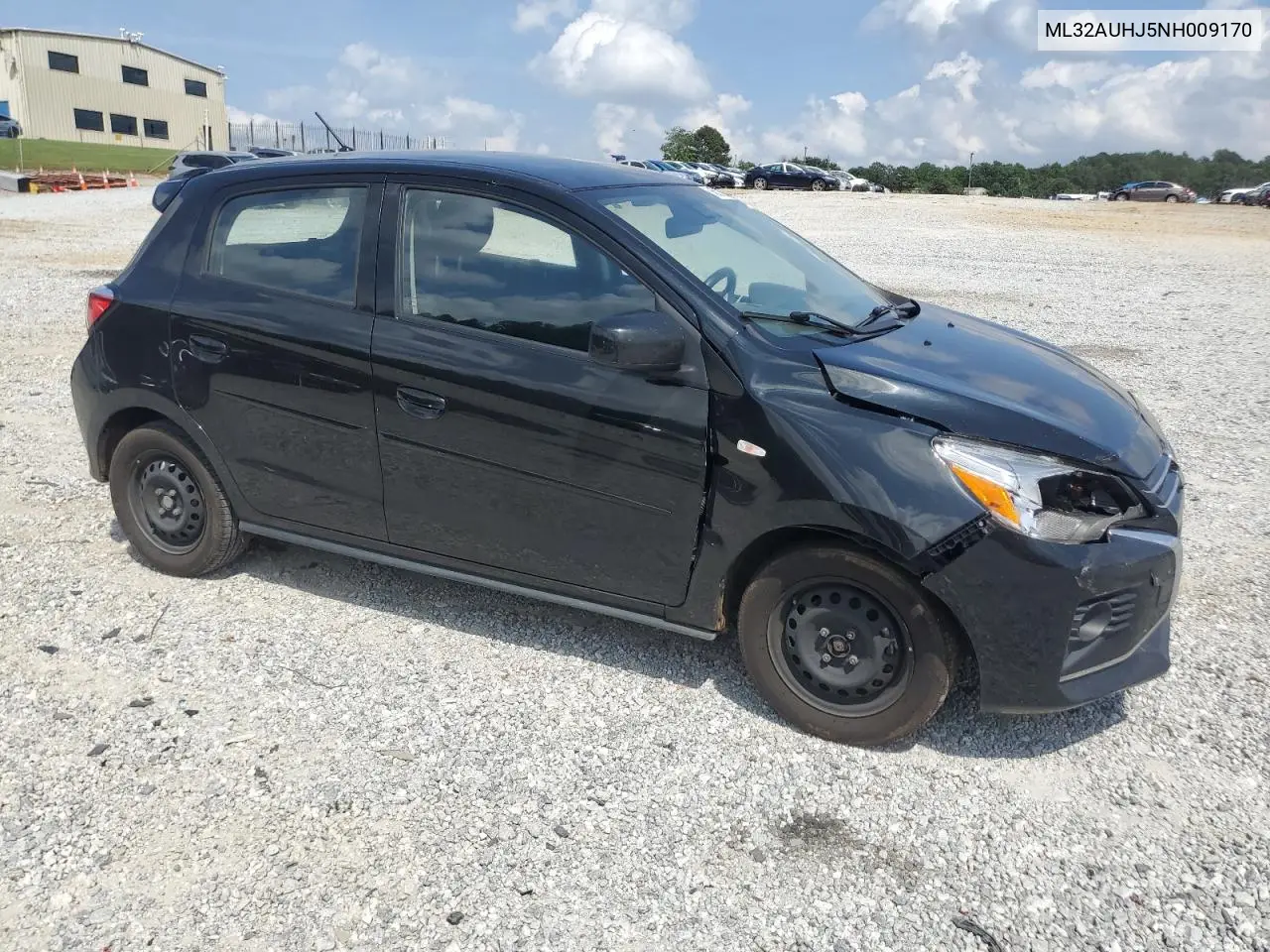 2022 Mitsubishi Mirage Es VIN: ML32AUHJ5NH009170 Lot: 54582395