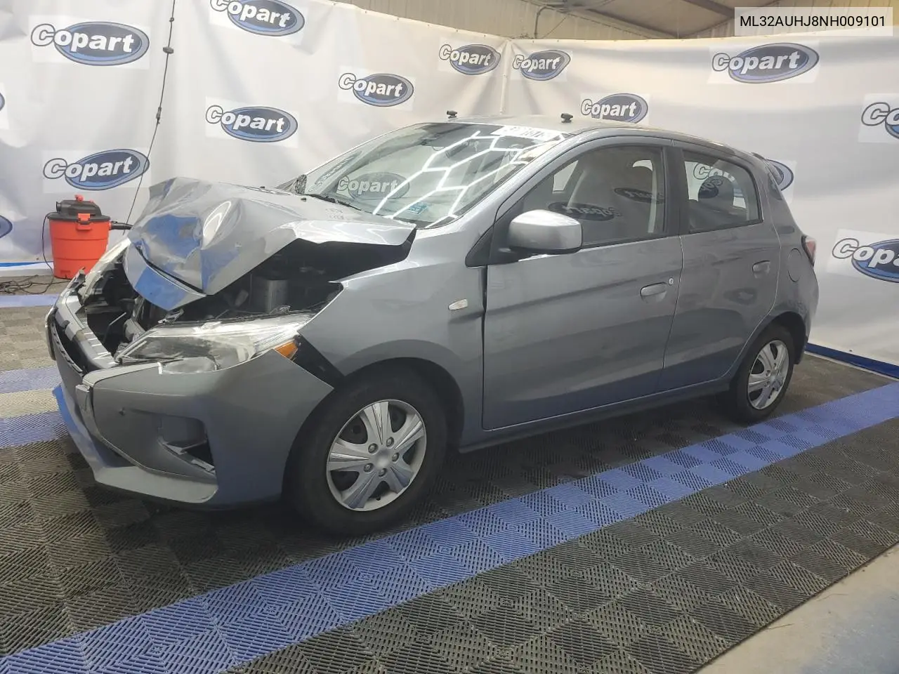 2022 Mitsubishi Mirage Es VIN: ML32AUHJ8NH009101 Lot: 54701575