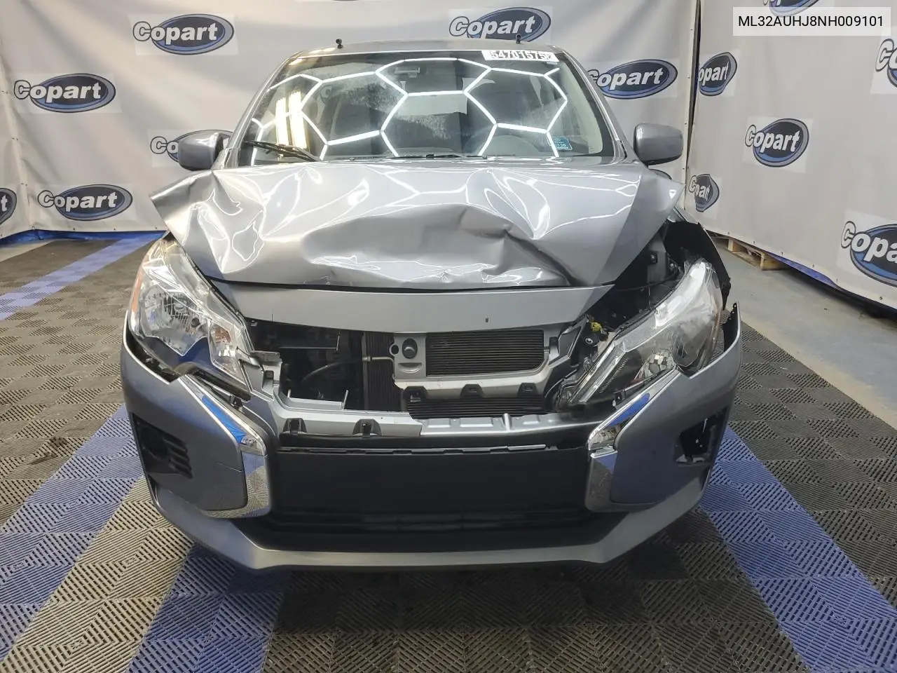 2022 Mitsubishi Mirage Es VIN: ML32AUHJ8NH009101 Lot: 54701575