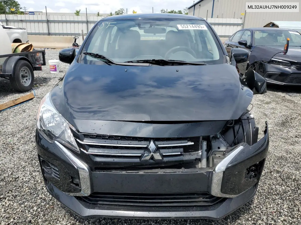 2022 Mitsubishi Mirage Es VIN: ML32AUHJ7NH009249 Lot: 55214495