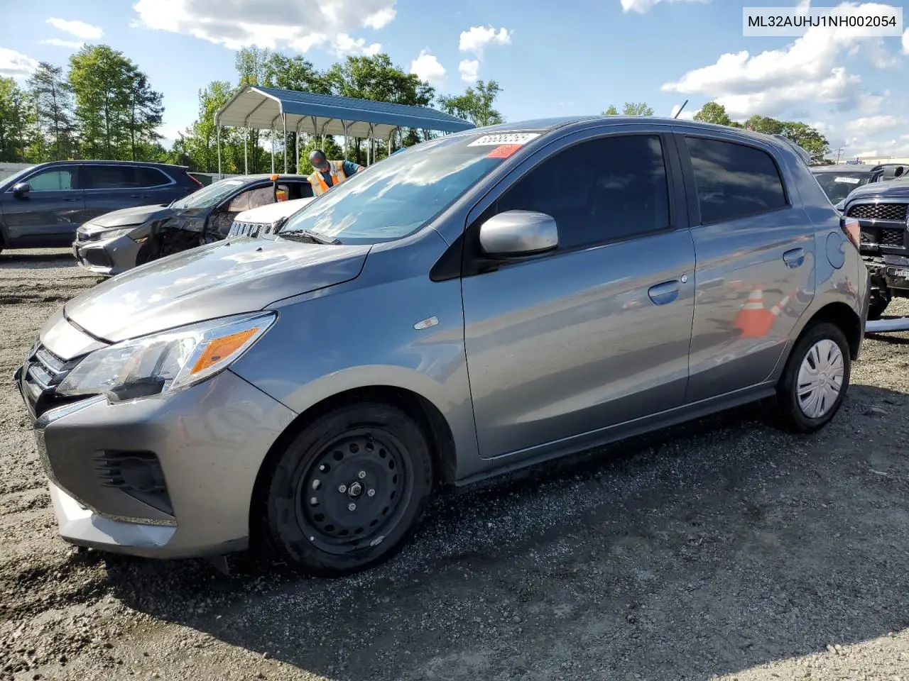 2022 Mitsubishi Mirage Es VIN: ML32AUHJ1NH002054 Lot: 55688255