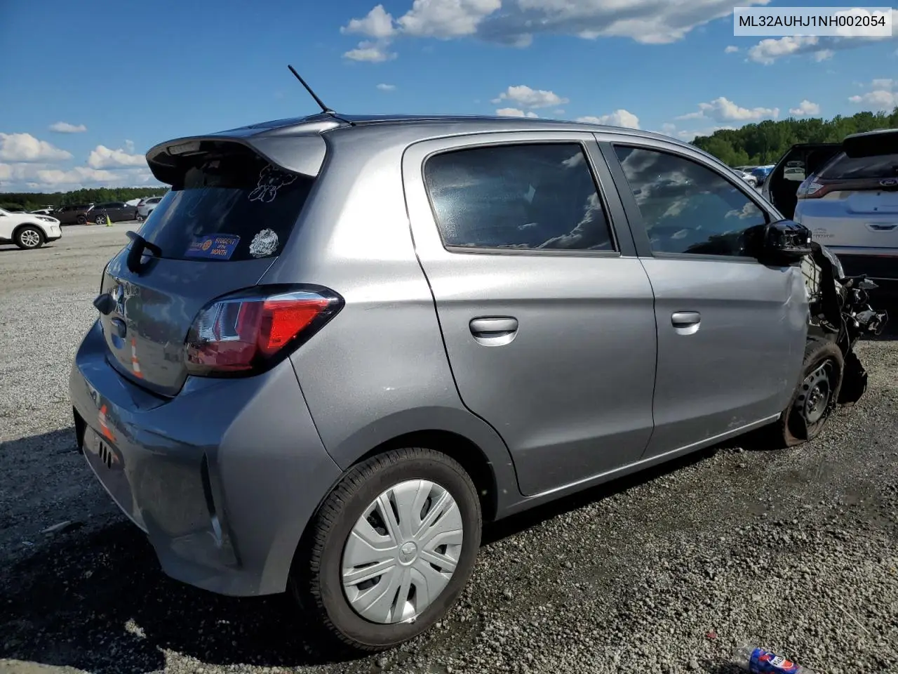 2022 Mitsubishi Mirage Es VIN: ML32AUHJ1NH002054 Lot: 55688255