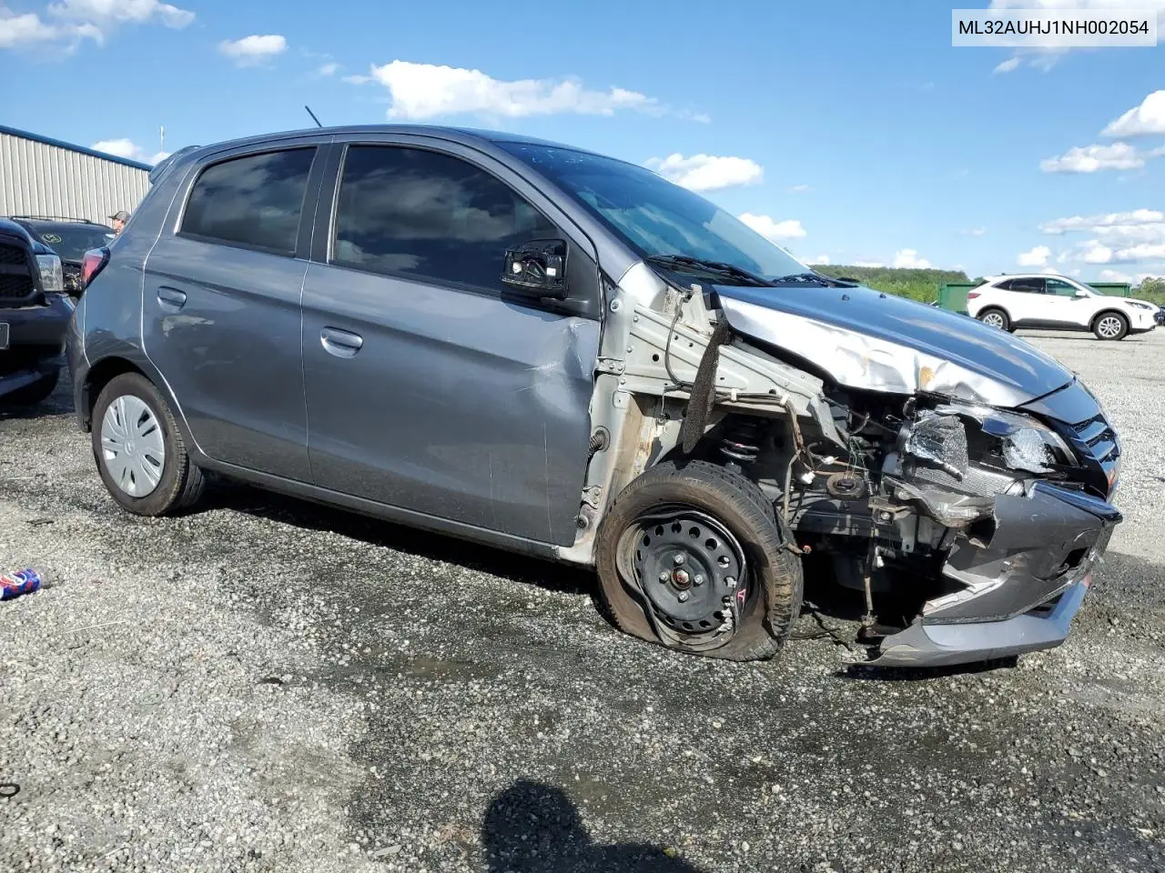 2022 Mitsubishi Mirage Es VIN: ML32AUHJ1NH002054 Lot: 55688255
