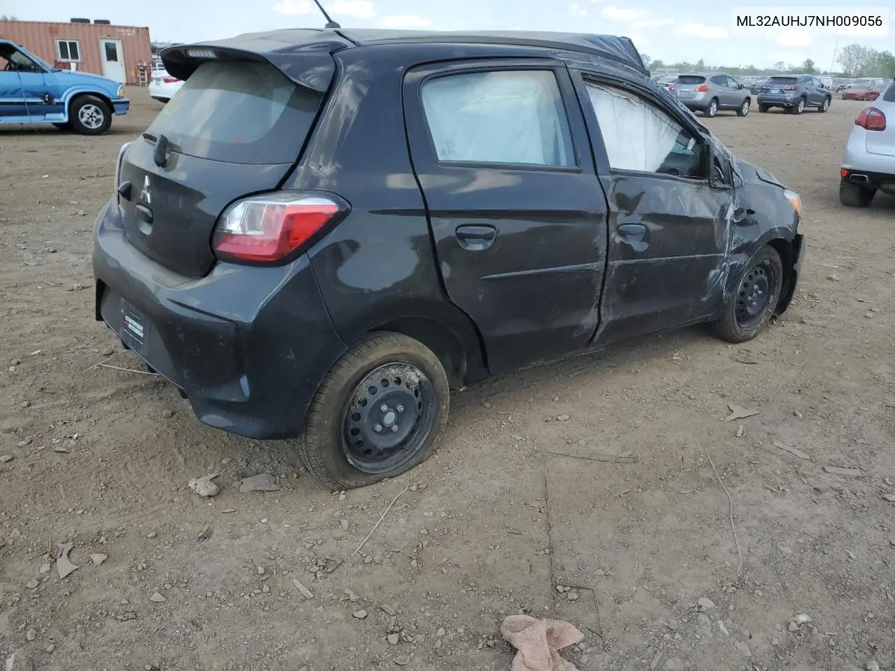 2022 Mitsubishi Mirage Es VIN: ML32AUHJ7NH009056 Lot: 56380175