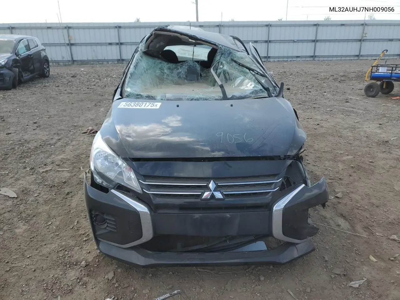 2022 Mitsubishi Mirage Es VIN: ML32AUHJ7NH009056 Lot: 56380175