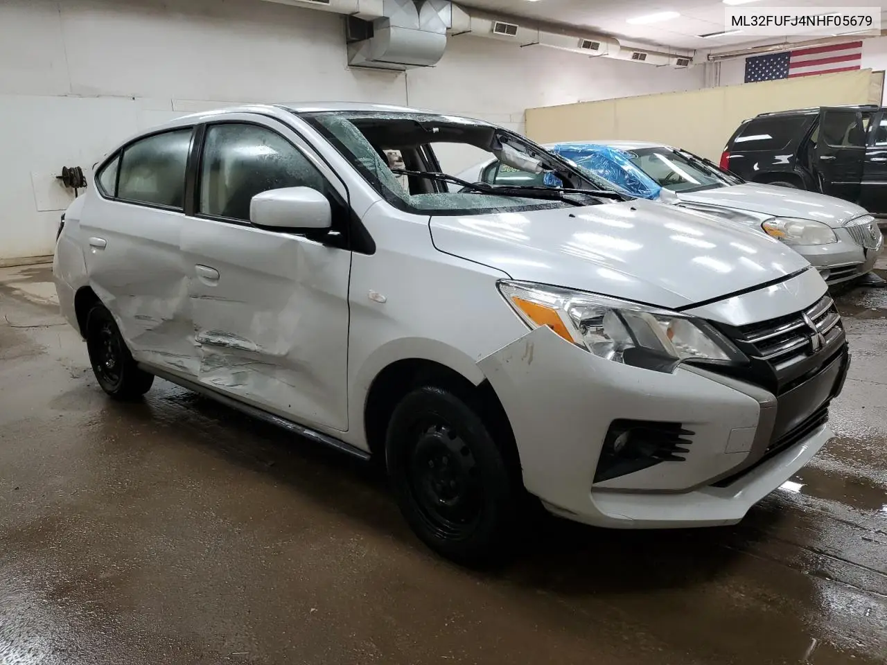 2022 Mitsubishi Mirage G4 Es VIN: ML32FUFJ4NHF05679 Lot: 56389805