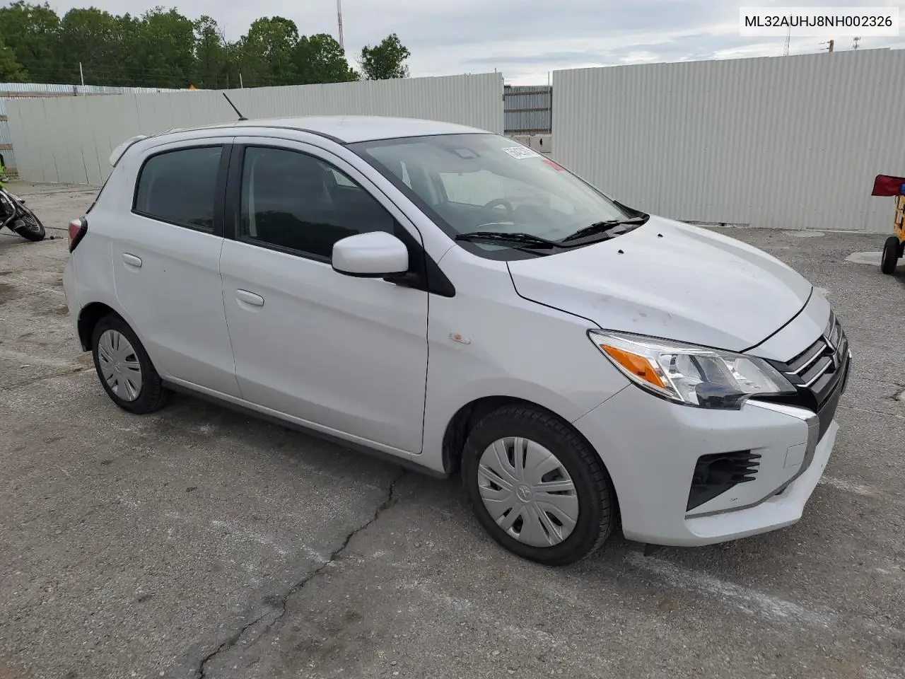 2022 Mitsubishi Mirage Es VIN: ML32AUHJ8NH002326 Lot: 56423975