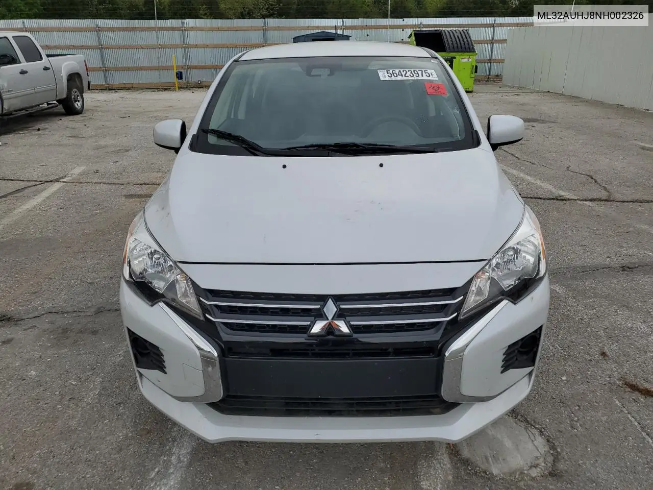 2022 Mitsubishi Mirage Es VIN: ML32AUHJ8NH002326 Lot: 56423975