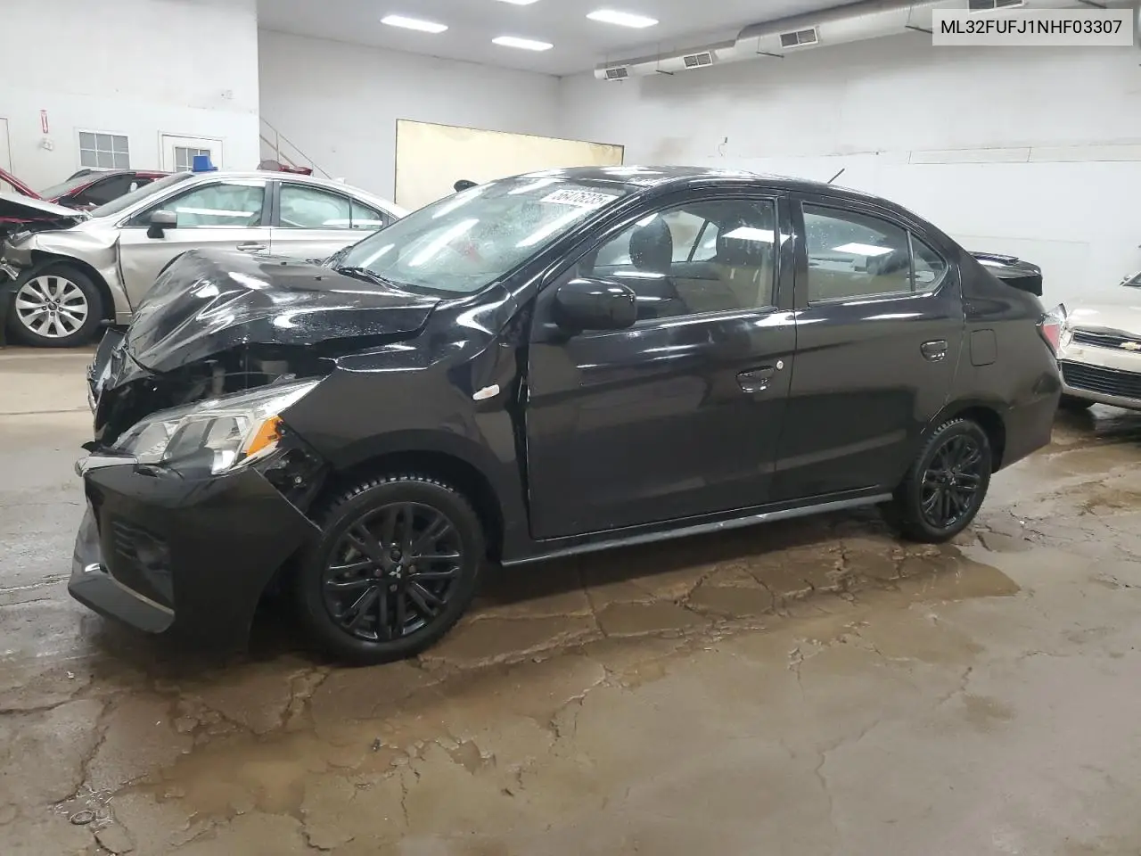 2022 Mitsubishi Mirage G4 Es VIN: ML32FUFJ1NHF03307 Lot: 56476235