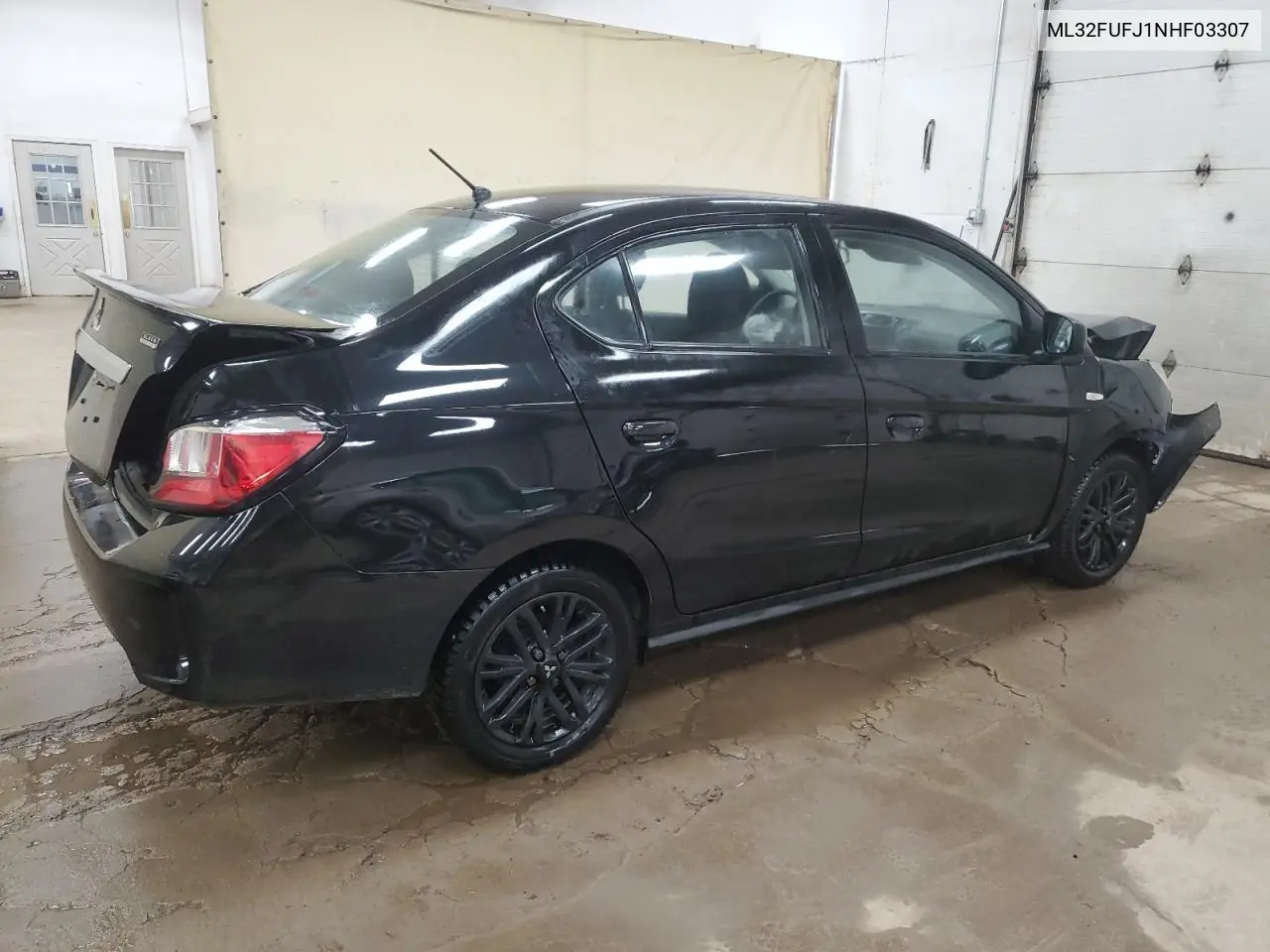2022 Mitsubishi Mirage G4 Es VIN: ML32FUFJ1NHF03307 Lot: 56476235