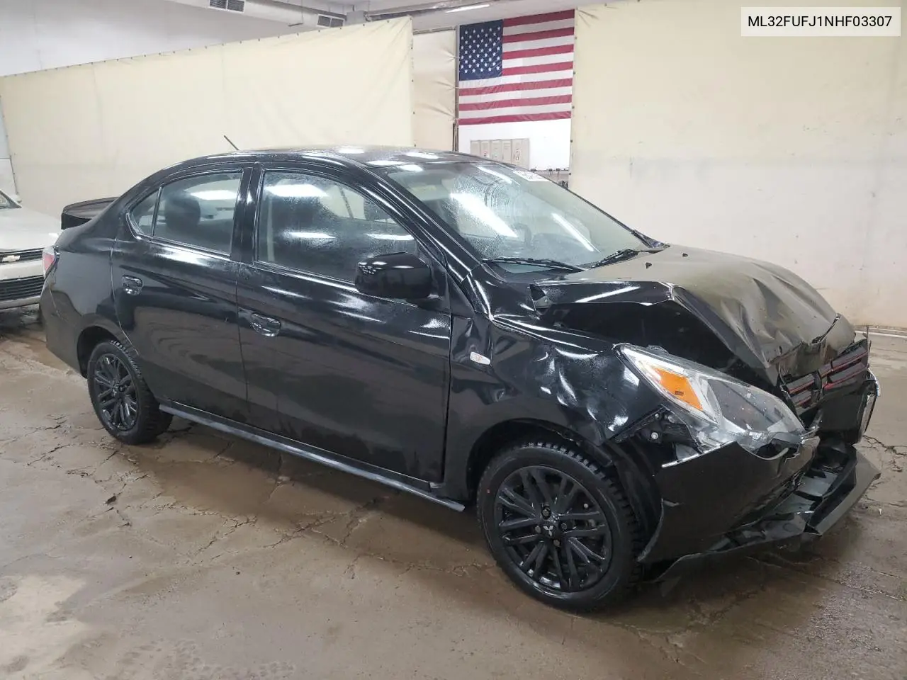 2022 Mitsubishi Mirage G4 Es VIN: ML32FUFJ1NHF03307 Lot: 56476235