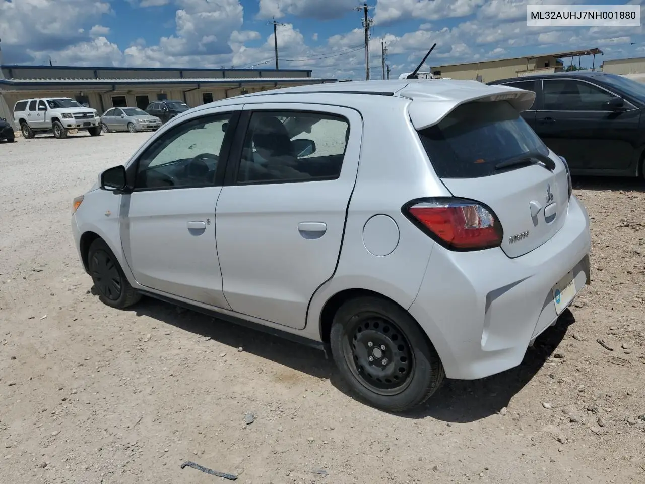 2022 Mitsubishi Mirage Es VIN: ML32AUHJ7NH001880 Lot: 56552955