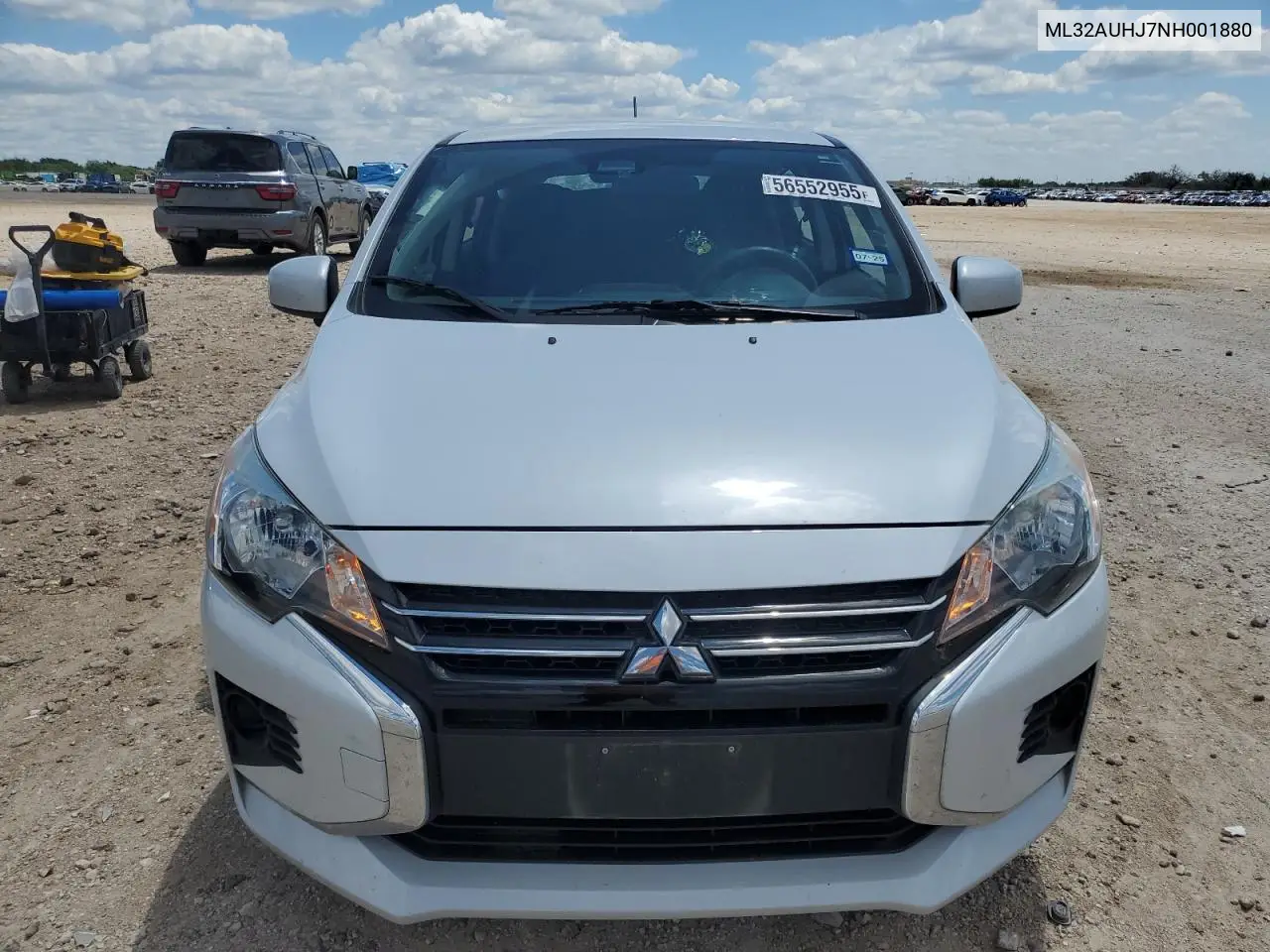 2022 Mitsubishi Mirage Es VIN: ML32AUHJ7NH001880 Lot: 56552955