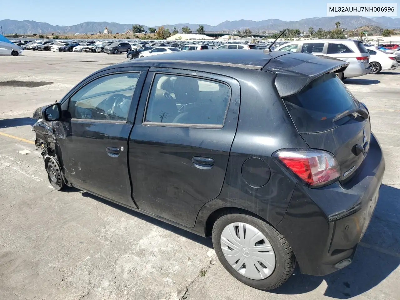 2022 Mitsubishi Mirage Es VIN: ML32AUHJ7NH006996 Lot: 56581515